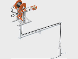 BinWhip system close-up